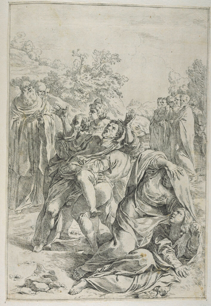 Saint Benedict Exorcising A Demon