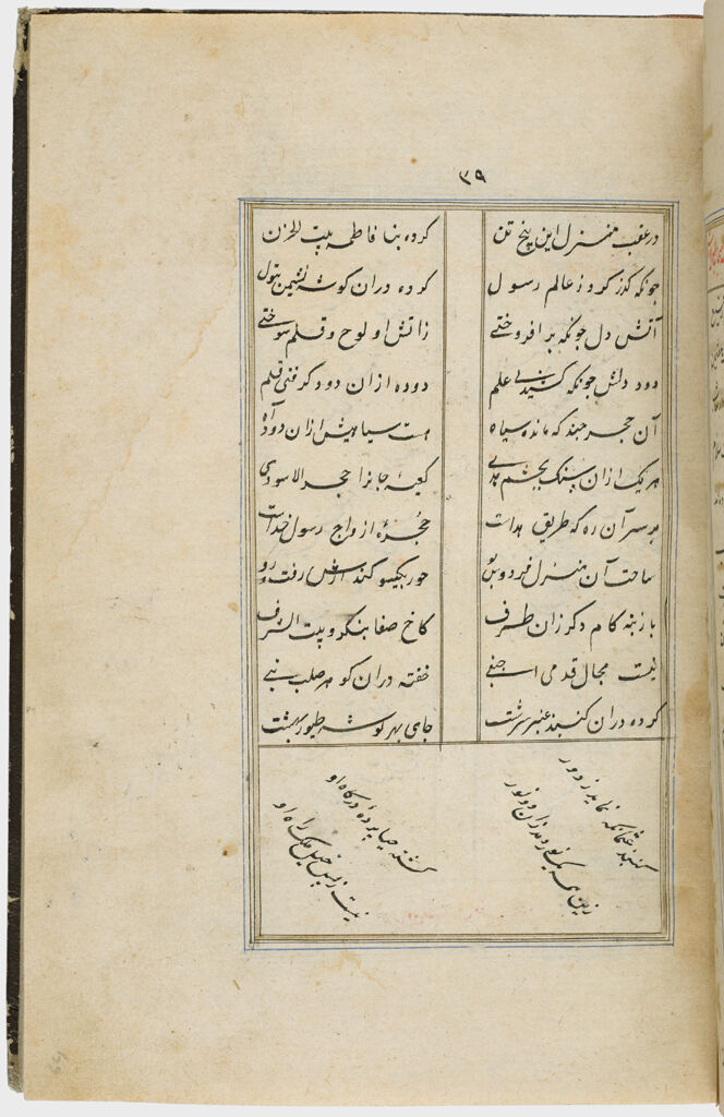 Text (Recto And Verso), Folio 39 From A Manuscript Of A Majmu`a Of Persian Texts