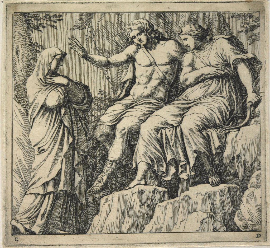Apollo And Diana Attacking Niobe's Children