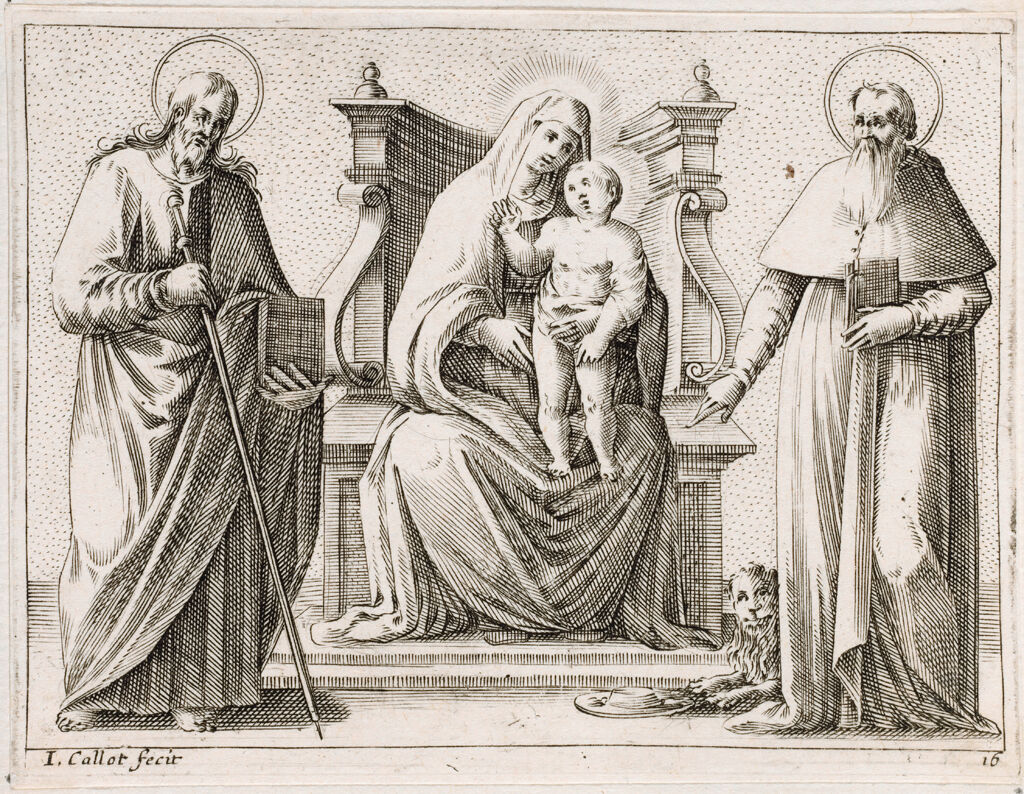 Virgin And Child With Saints James And Jerome