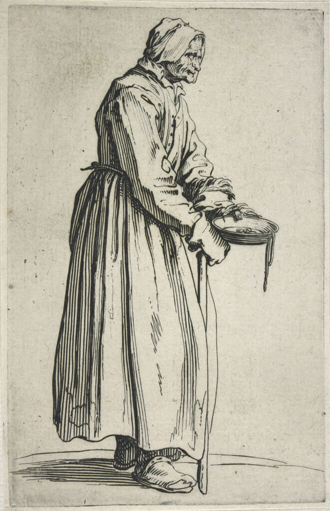 Beggar Woman With A Begging Bowl