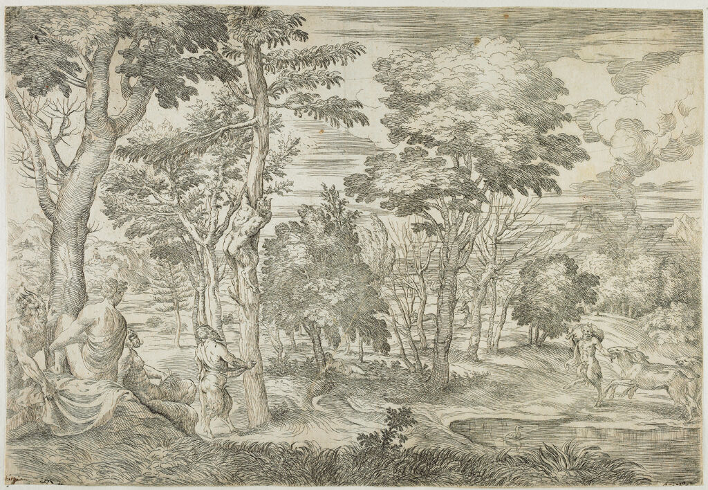 Landscape With Nymphs And Satyrs