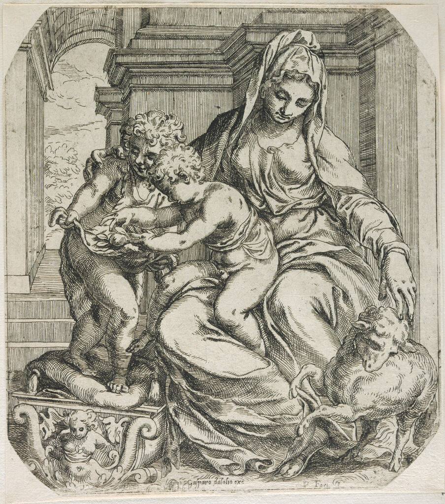 Madonna And Child With Saint John