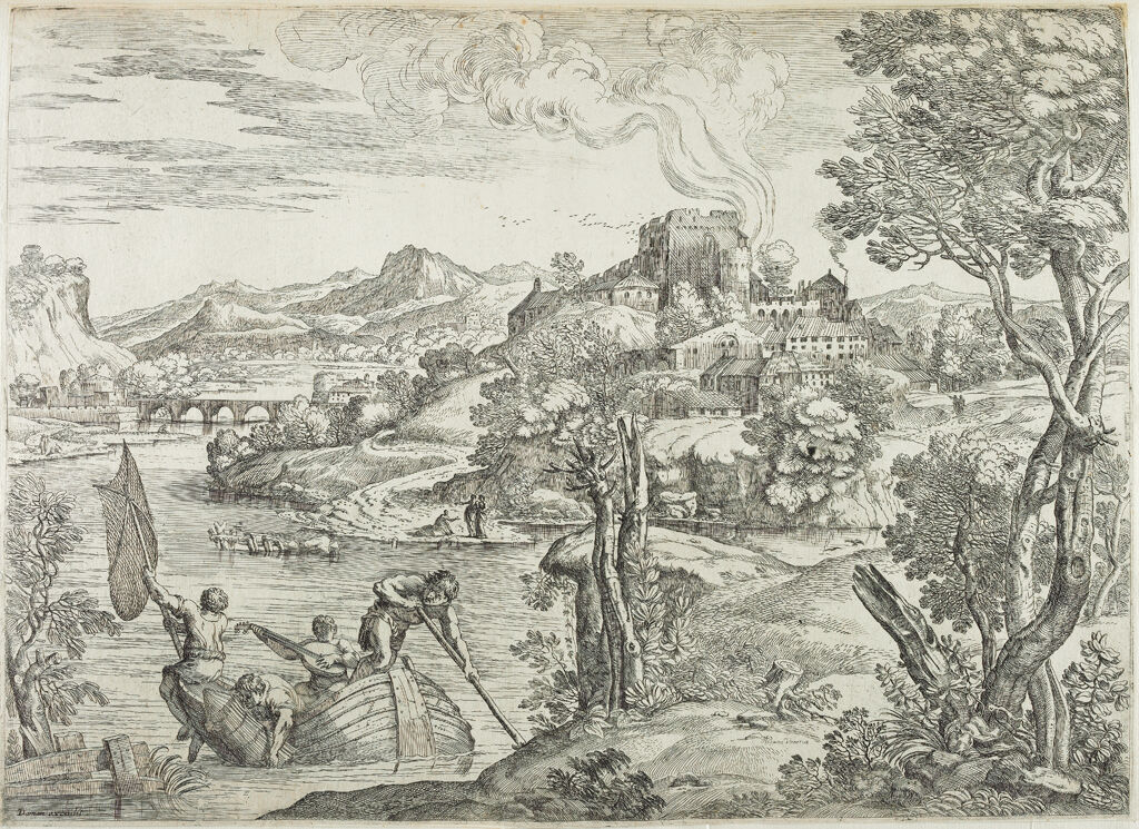 Landscape With A Luteplayer