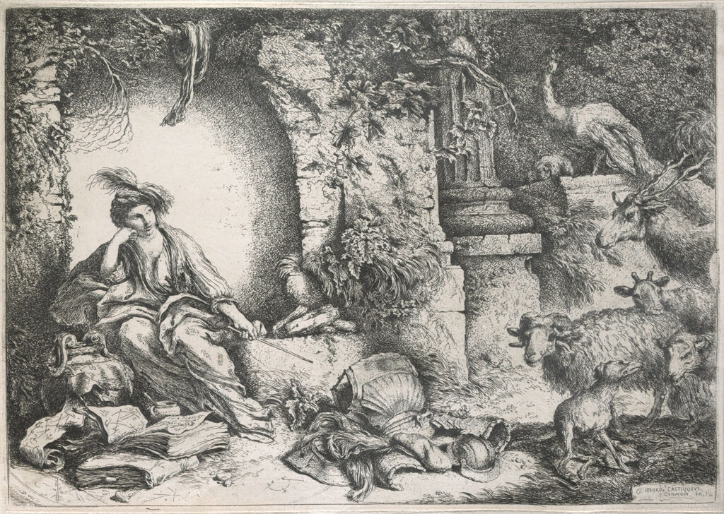 Circe With The Companions Of Ulysses As Animals
