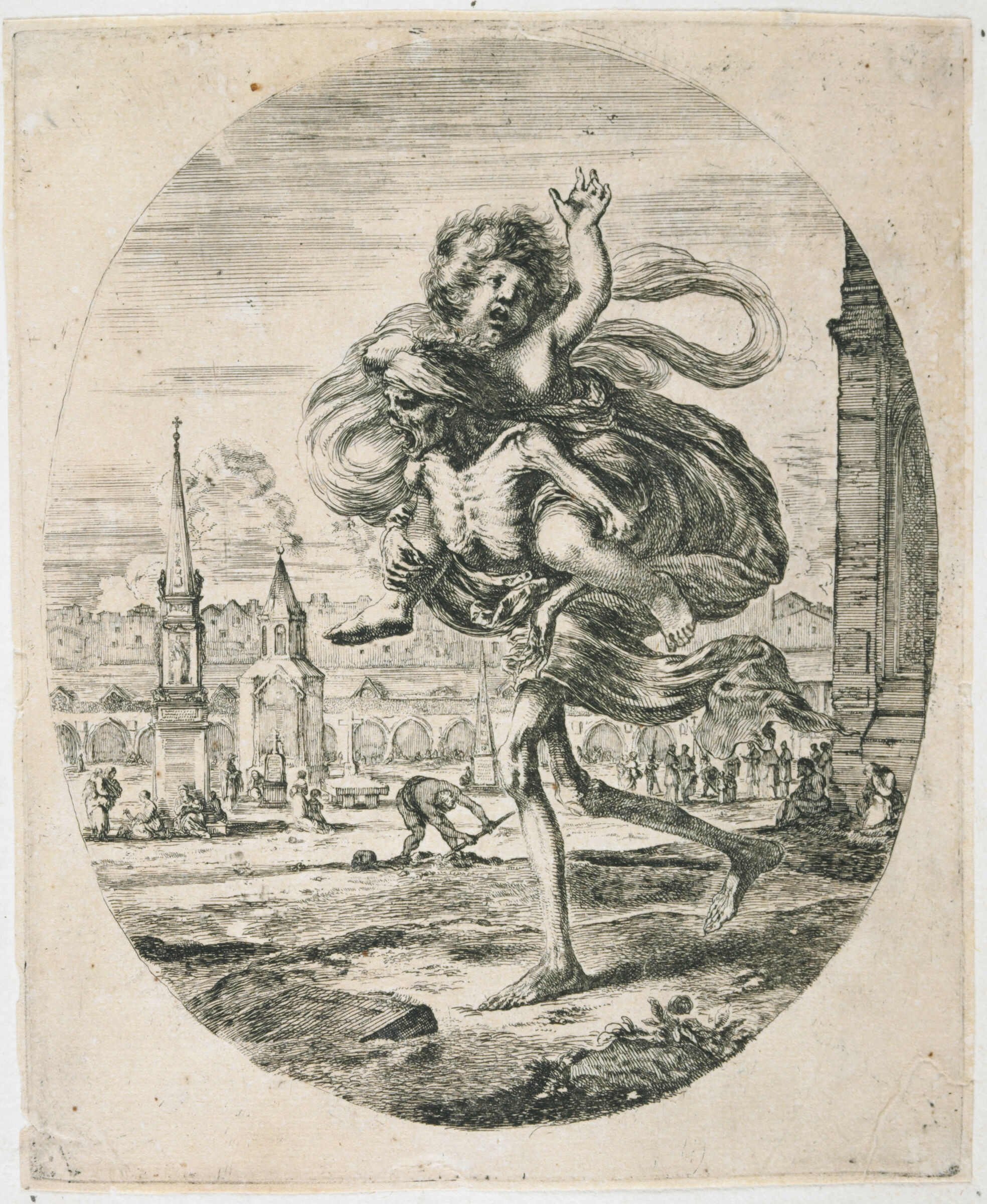 Allegory Of Death: Death Carrying Off A Young Boy