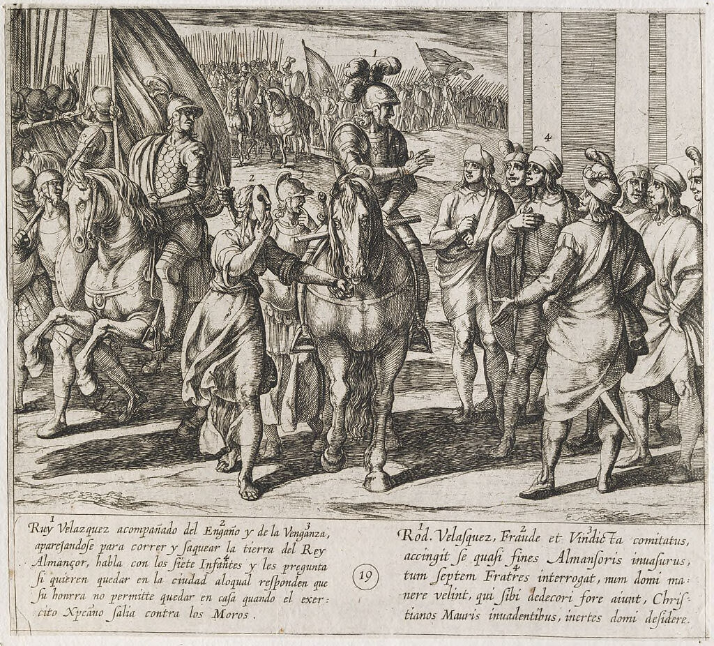 The Infantes Offer To Accompany Ruy Velazquez In His Campaign Against The Moors