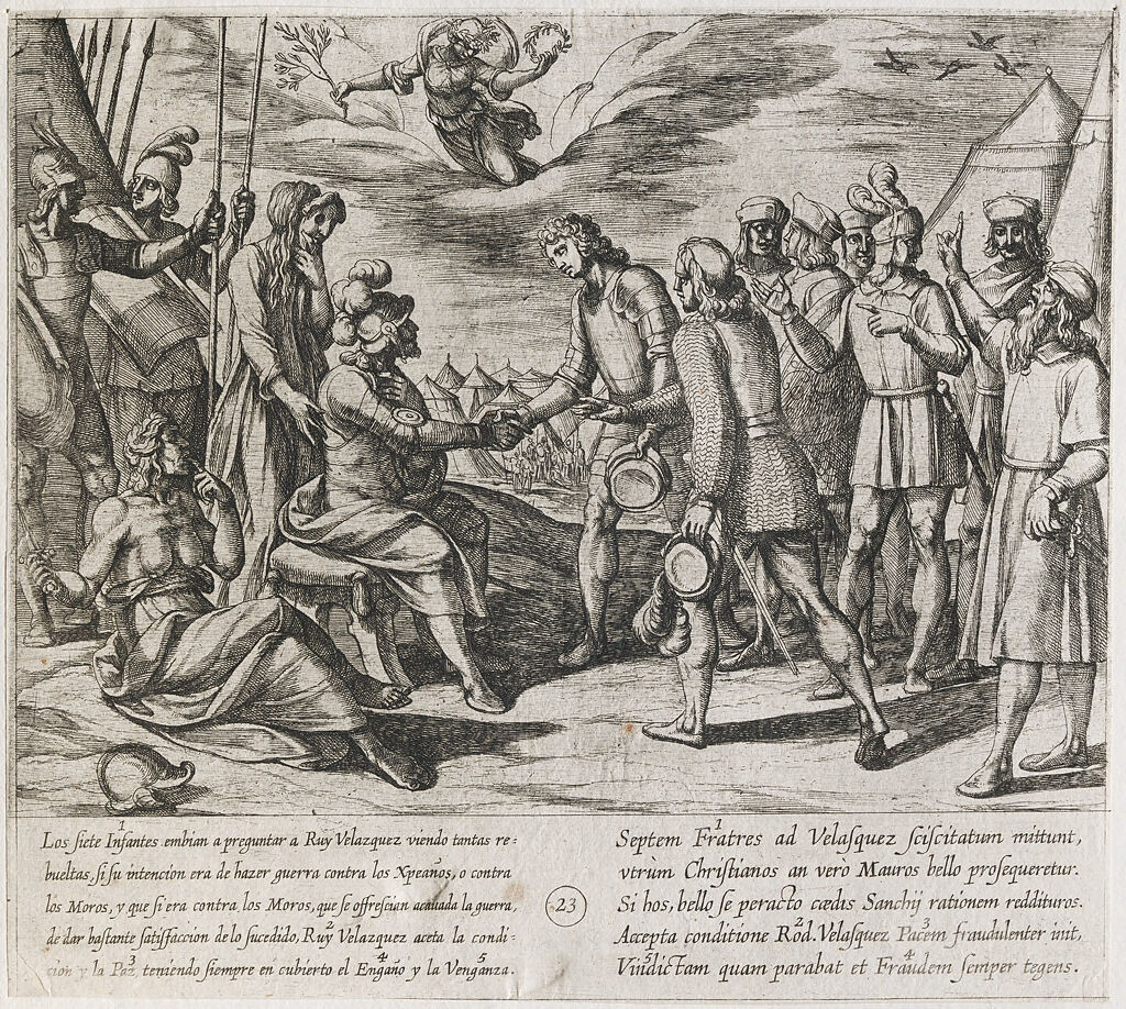 The Infantes Offer Their Assistance To Ruy Velazquez And He Falsely Makes Peace With Them