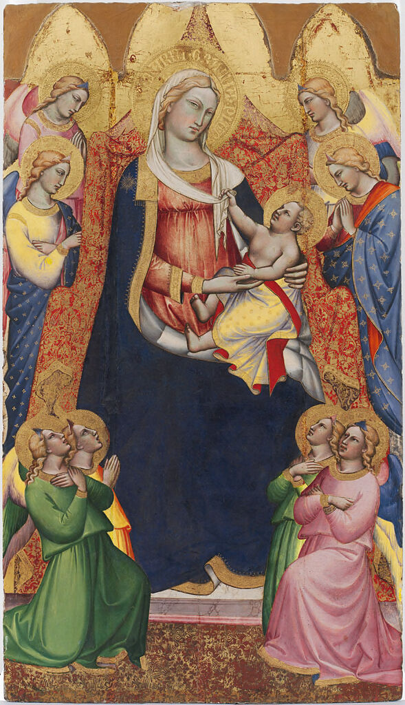 Virgin Enthroned With Angels