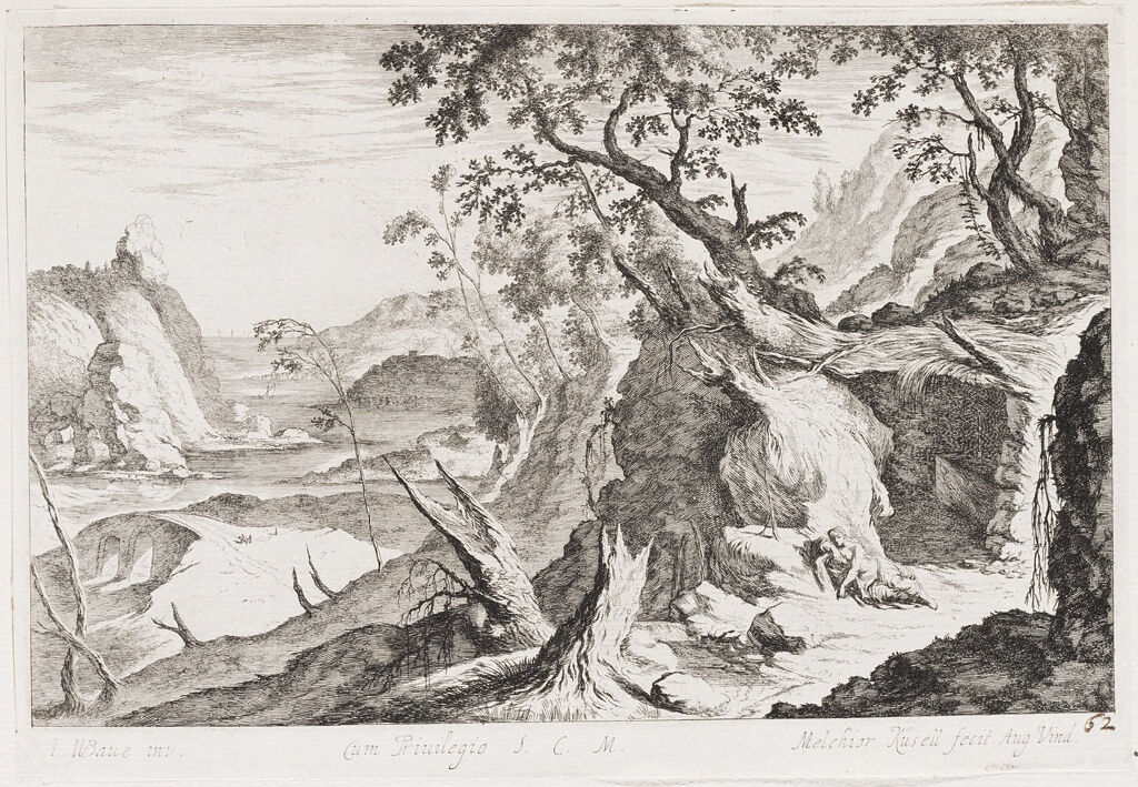 Landscape With The Penitent Mary Magdalene By A Grotto