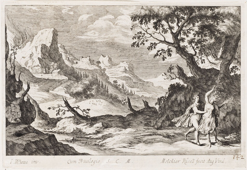 Landscape With Daphne Changing Into A Laurel
