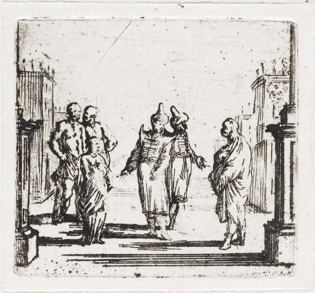 Scene 17: Two Turks Encounter The Young Woman And Three Men