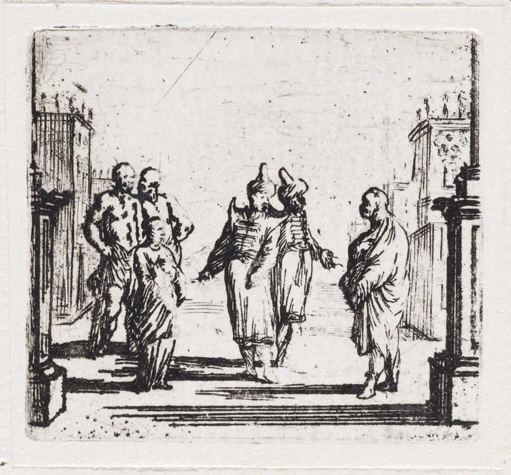 Scene 20: Two Turks Encounter The Young Woman And Three Men