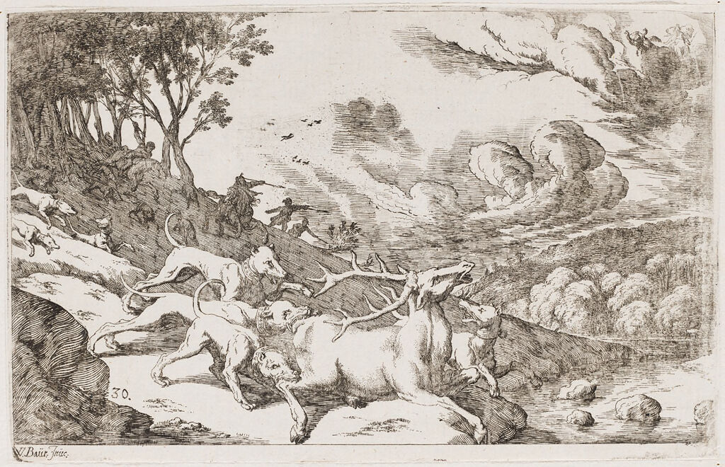 Actaeon, Transformed Into A Stag, Is Killed By His Hounds