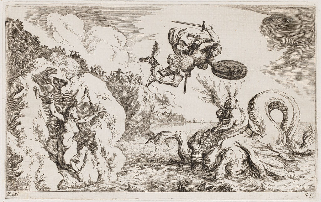 Perseus Delivers Andromeda From The Sea Monster