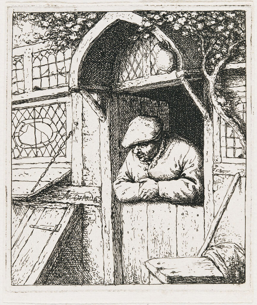 Peasant Leaning On His Doorway
