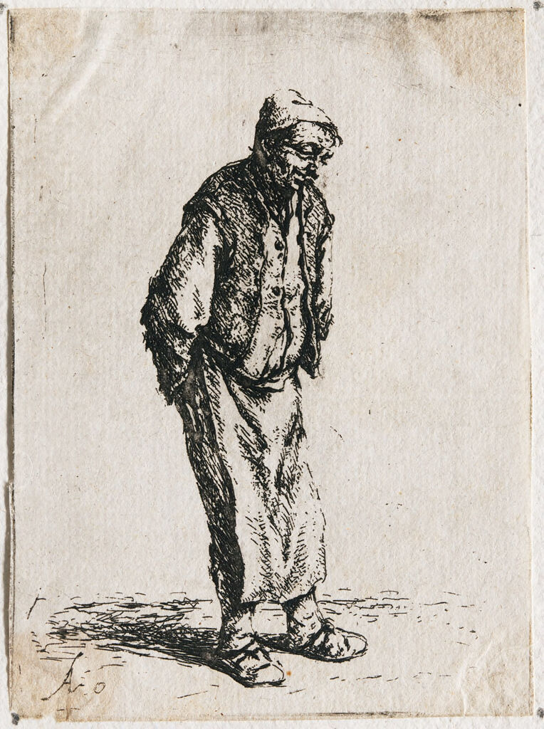 Man With His Hands Behind His Back
