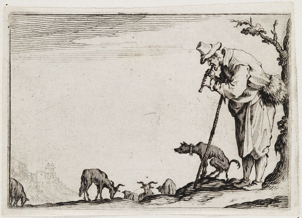 Shepherd Playing His Flute