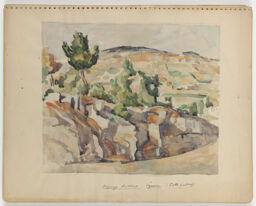 Rocky Landscape, After Cézanne