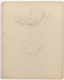 River God From The Parthenon; Verso: Sketch Of East Frieze Of Parthenon Verso: Sketch Of East Frieze Of Parthenon