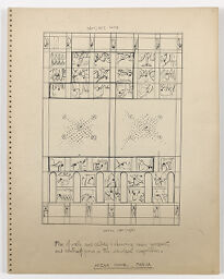 Plan Of Arena Chapel, Padua, After Giotto; Verso: Copies After Giotto