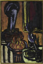 A still life of a fire burning in a stove.