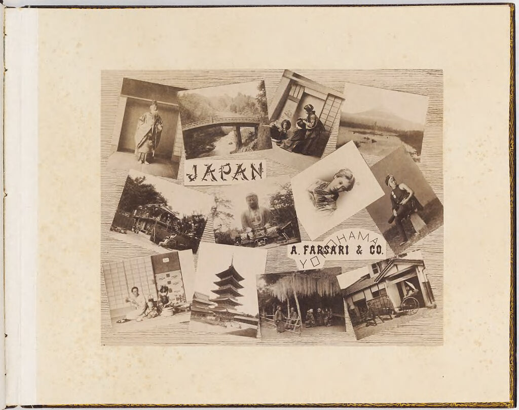 Japan (Album Title Page With Photomontage And Publisher's Address)