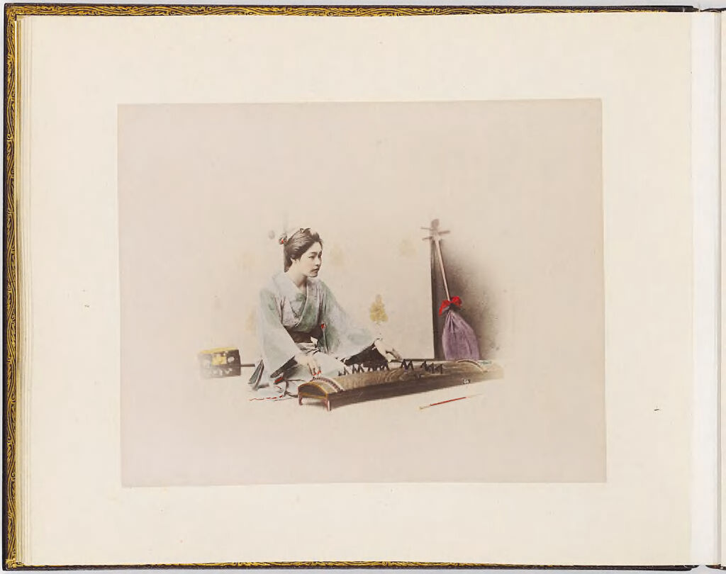 Untitled (Woman Playing A Koto)