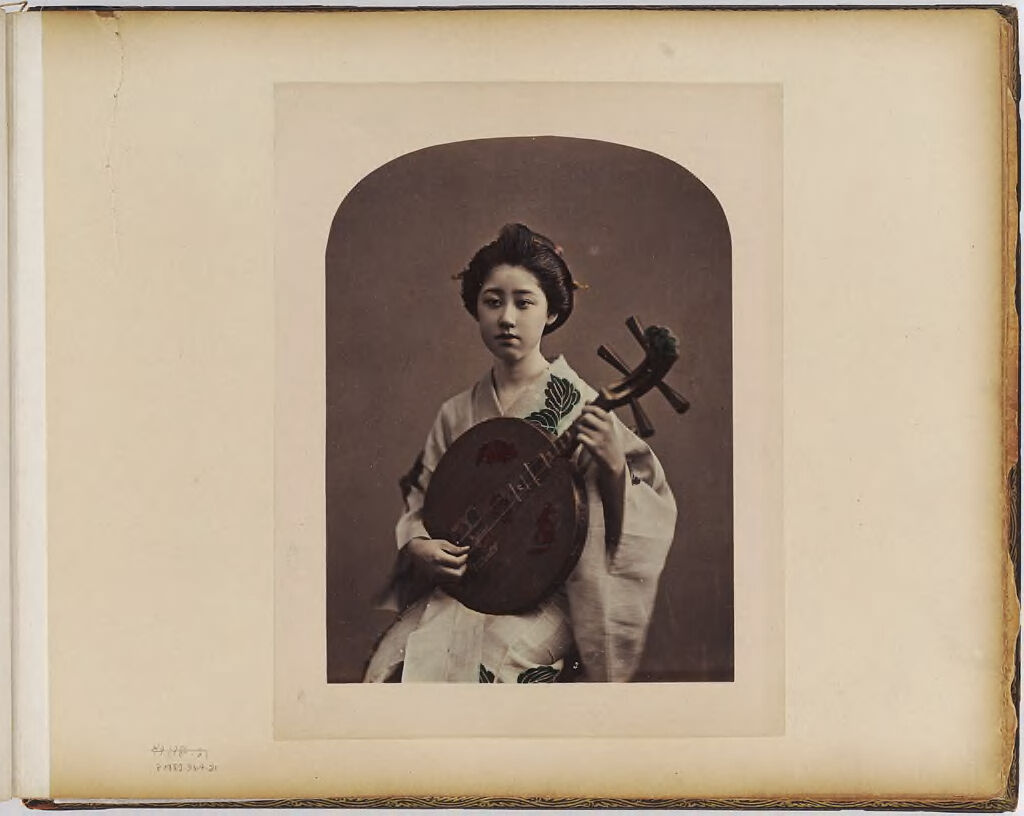 Untitled (Woman With String Instrument)