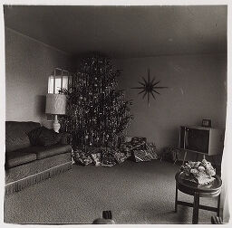 Xmas Tree In A Livingroom, Levittown, N.y. 1962.
