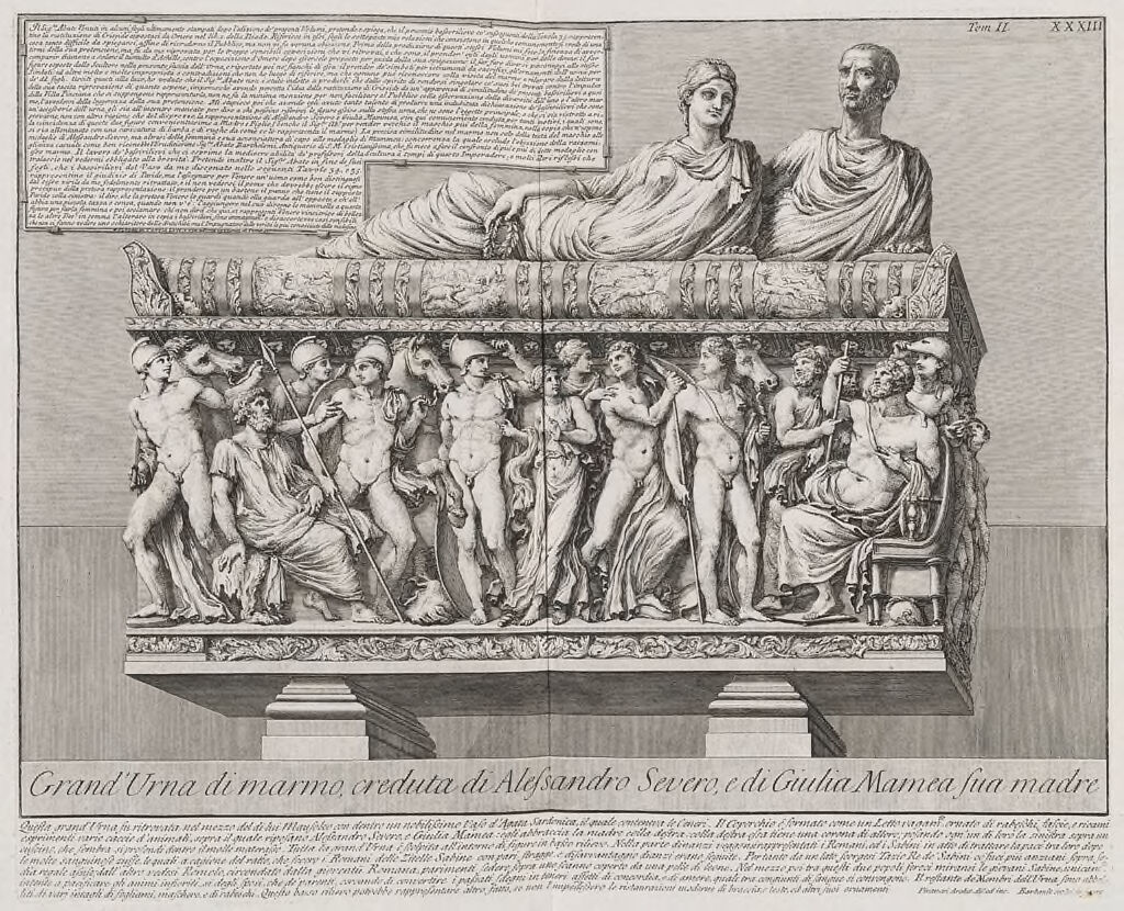 Large Marble Sarcophagus