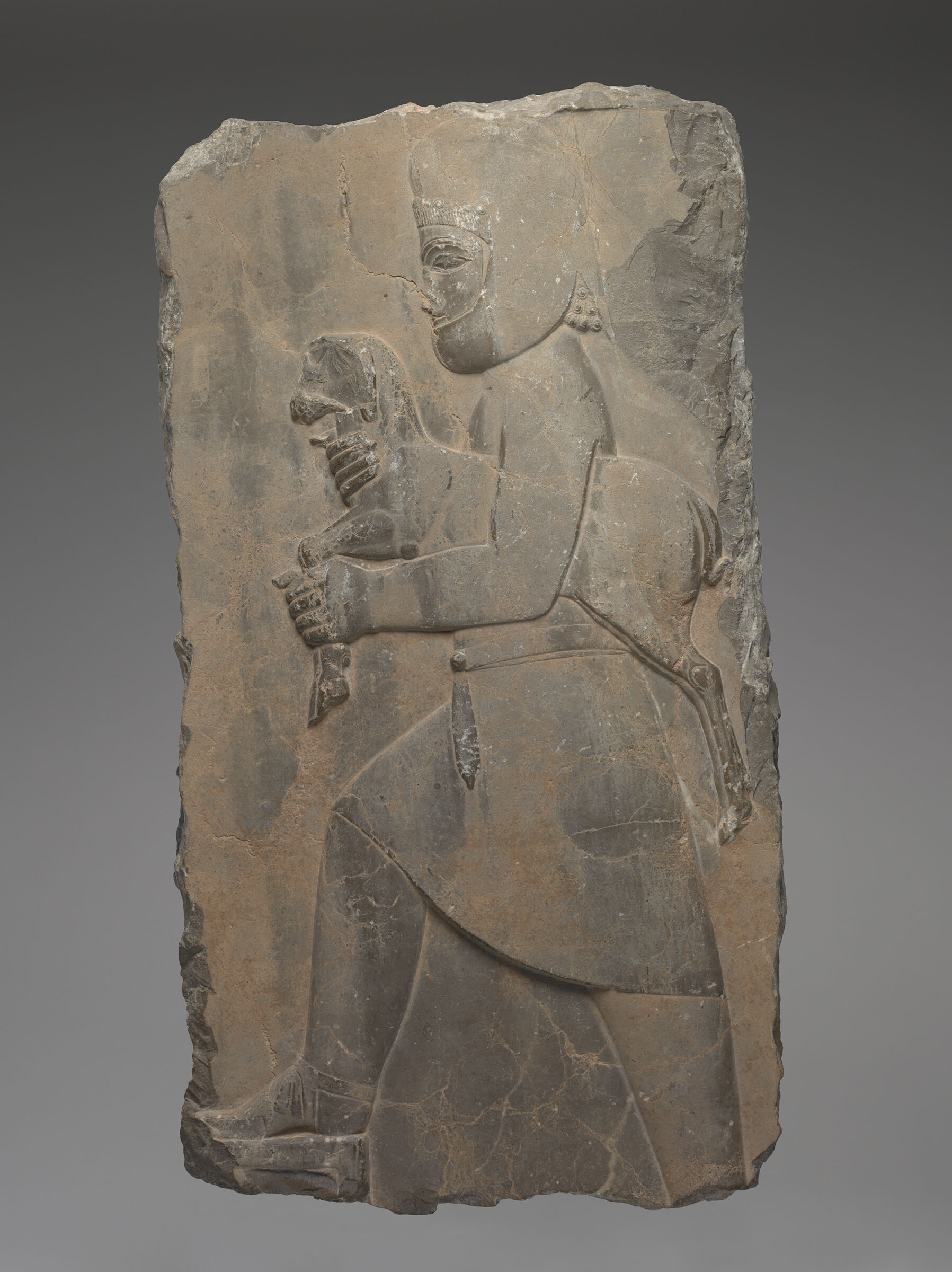 Relief Fragment: Attendant With Lamb