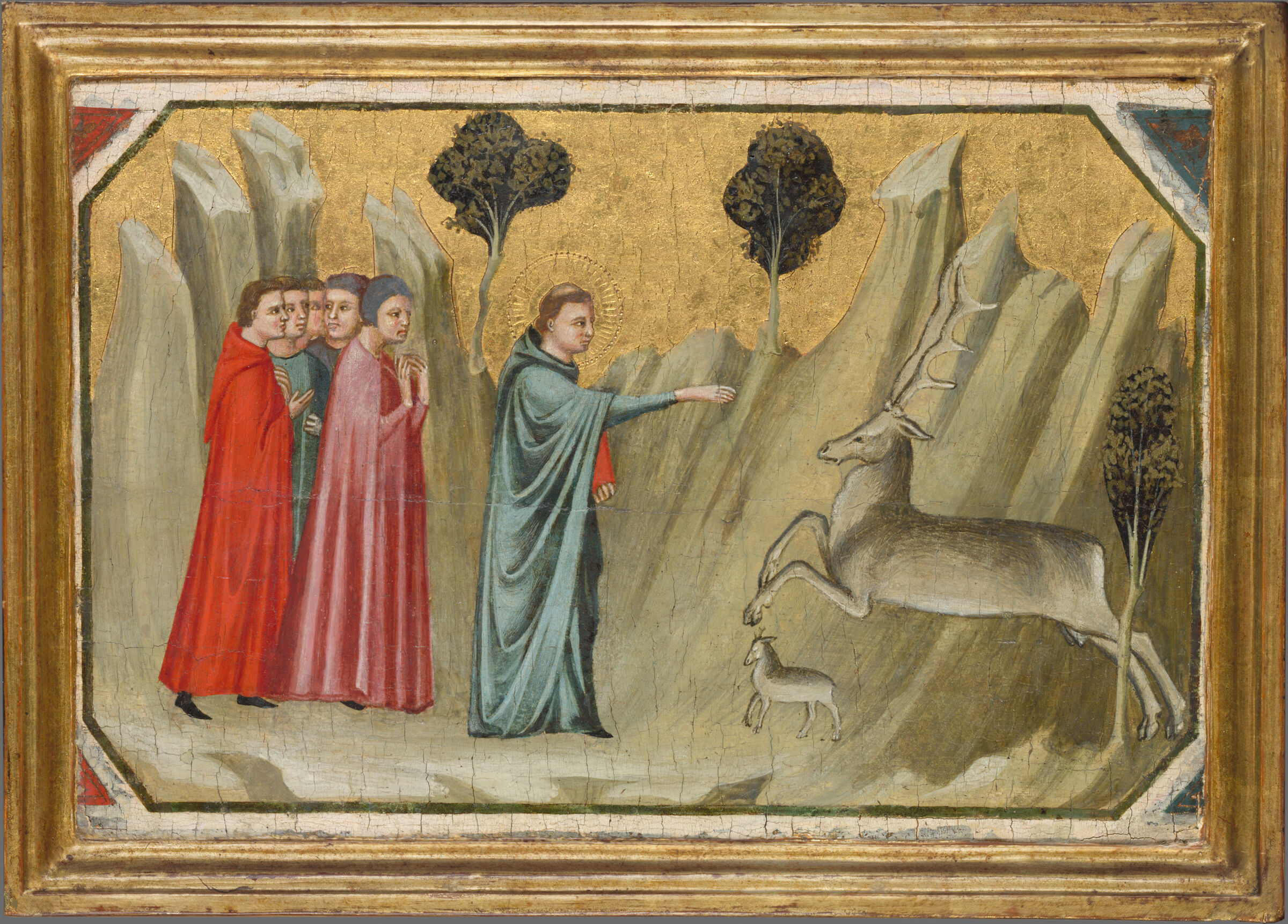 Saint Proculus On A Journey Stops A Doe In The Wilderness