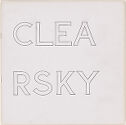 A white book cover, with large text over two lines, which reads CLEA / RSKY.