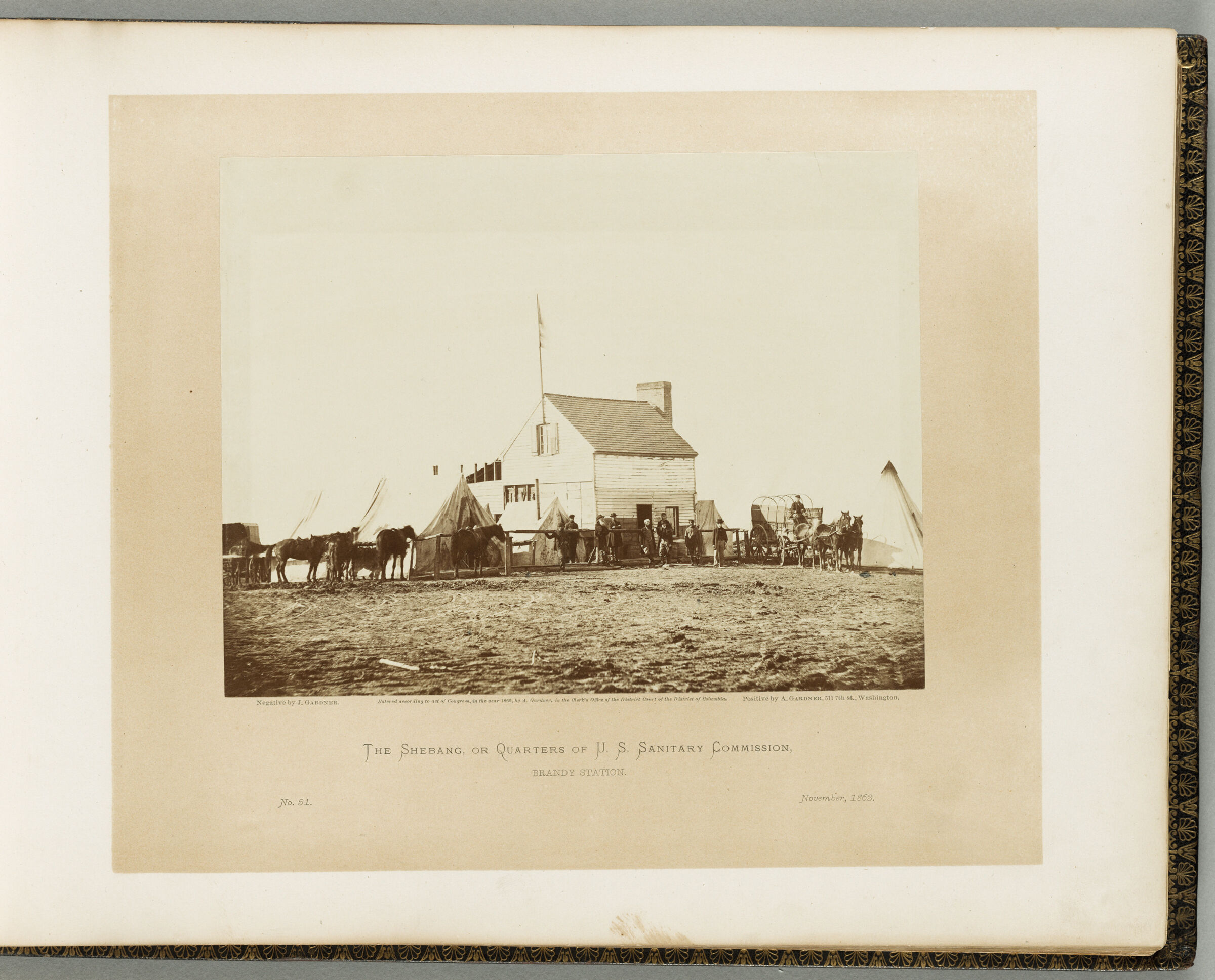 The Shebang, Or Quarters Of U.s. Sanitary Commission, Brandy Station