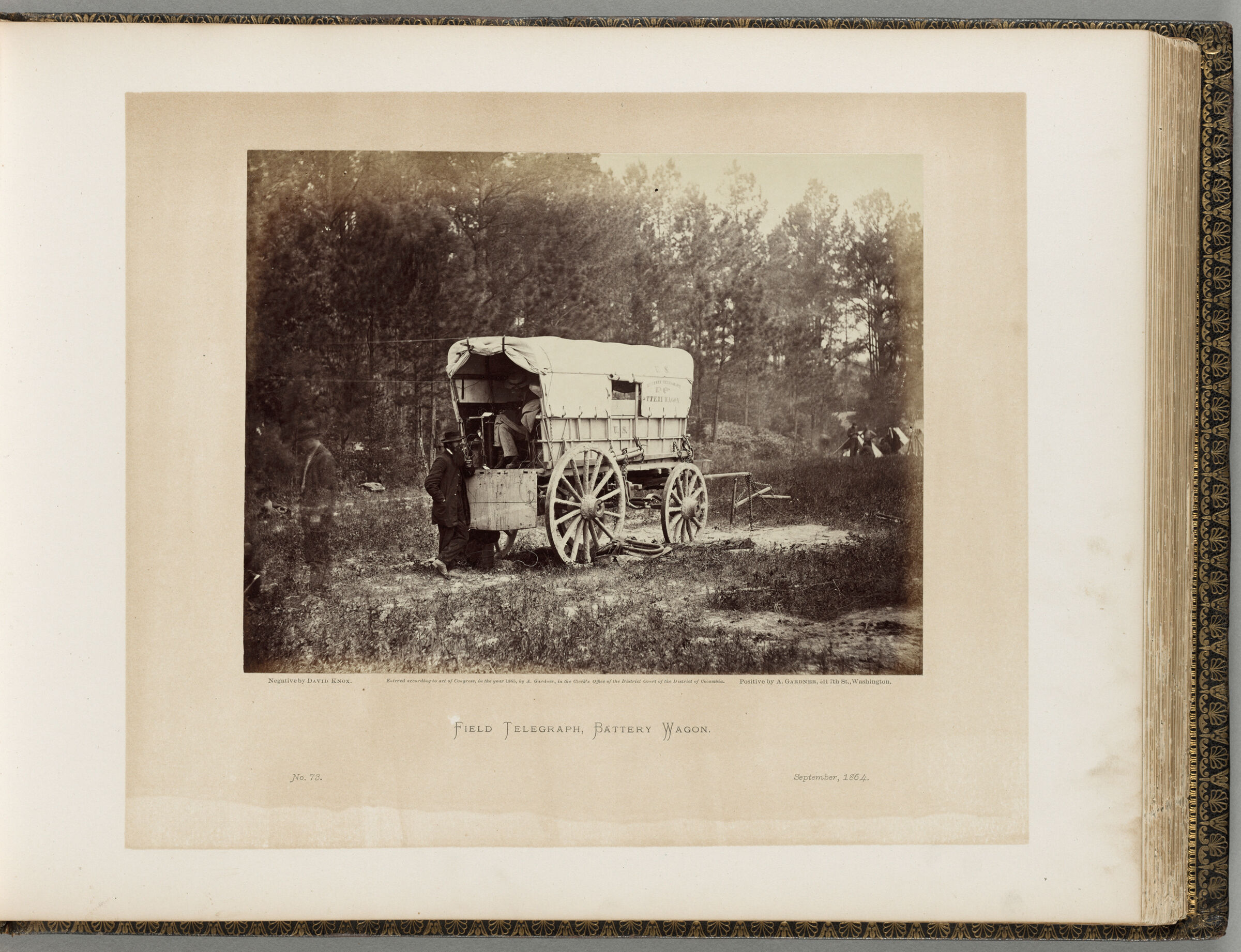 Field Telegraph, Battery Wagon