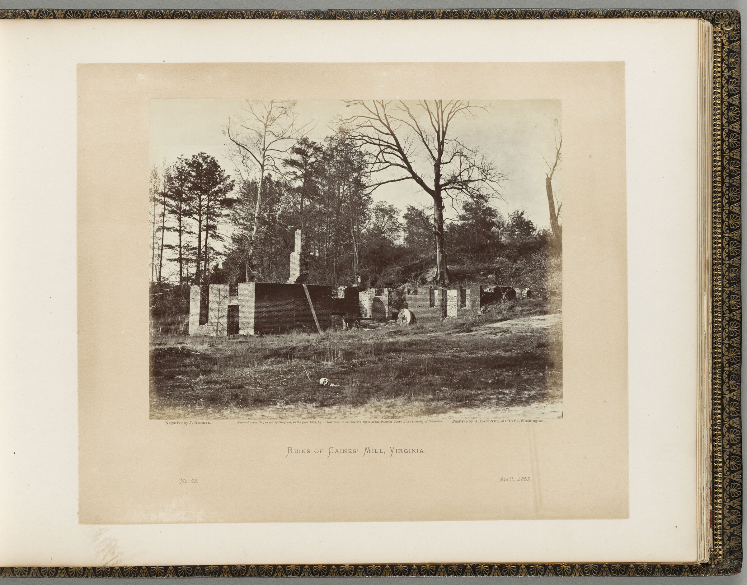 Ruins Of Gaines' Mill, Virginia