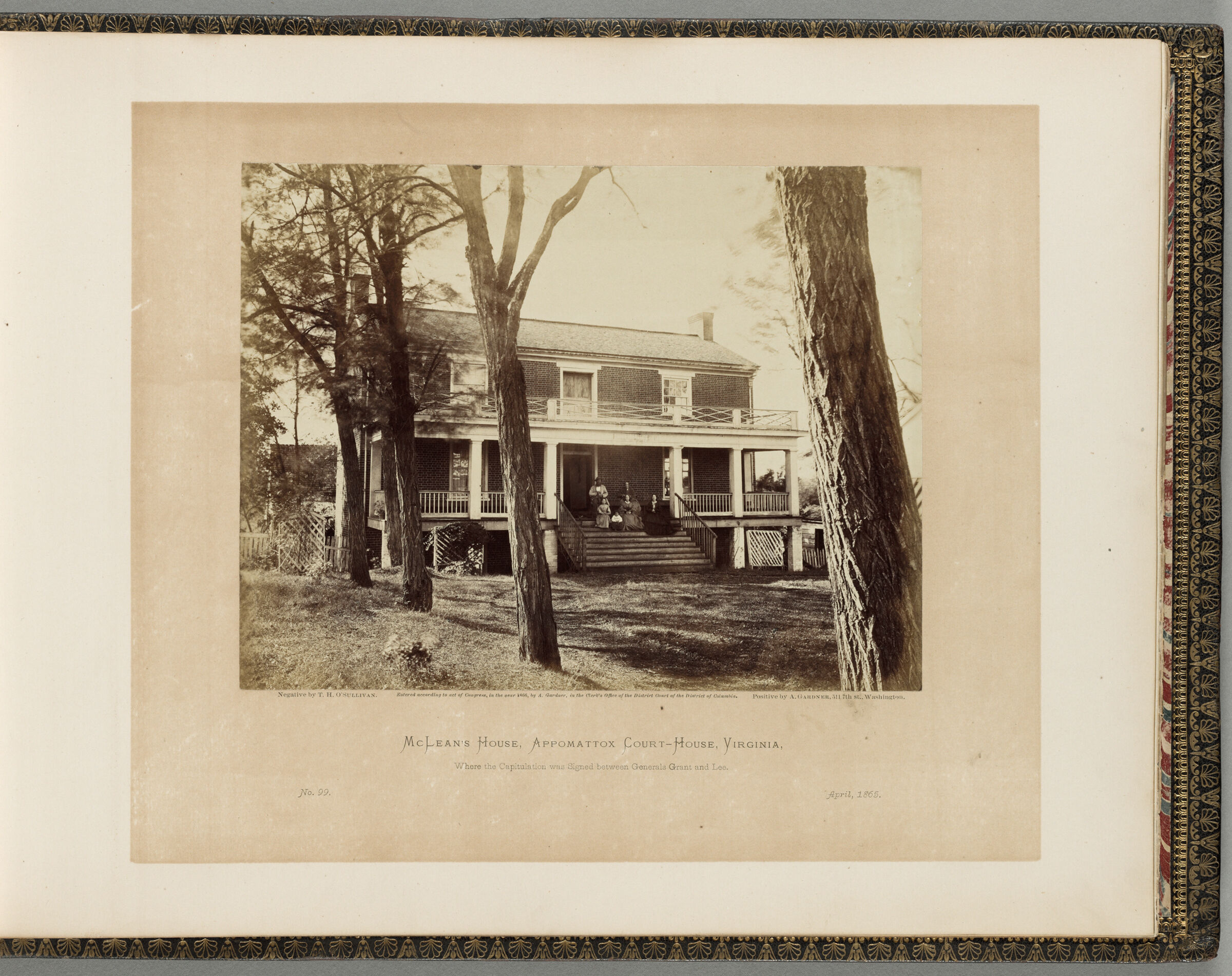 Mclean's House, Appomattox Court-House, Virginia, Where The Capitulation Was Signed Between Generals Grant And Lee
