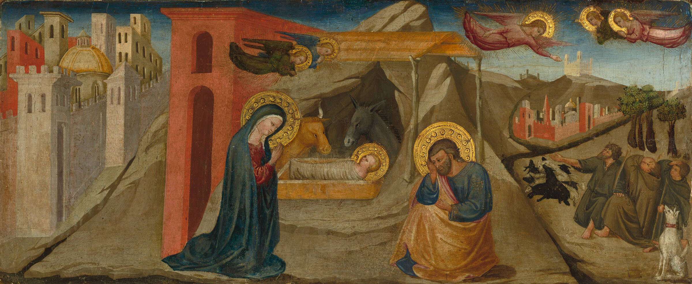 The Nativity And The Annunciation To The Shepherds