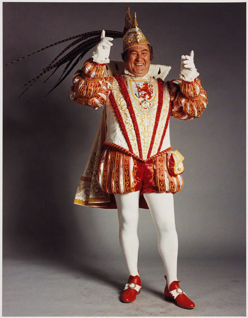 Josef Steinhausen, 47, His Greatness Jupp I., Carnival Prince Of The State Capital Of Düsseldorf