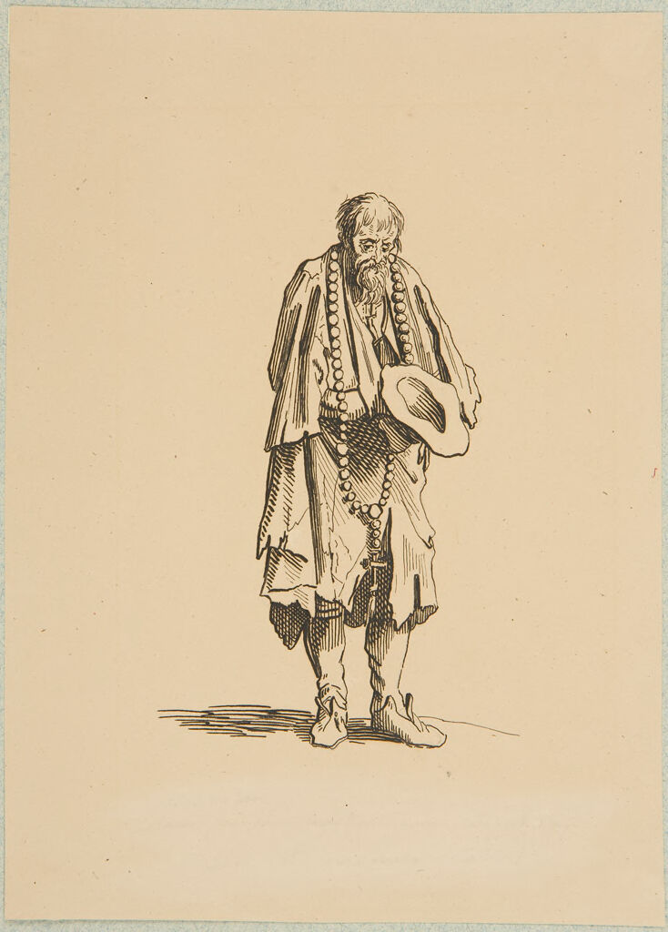 Beggar With The Rosary, After Callot