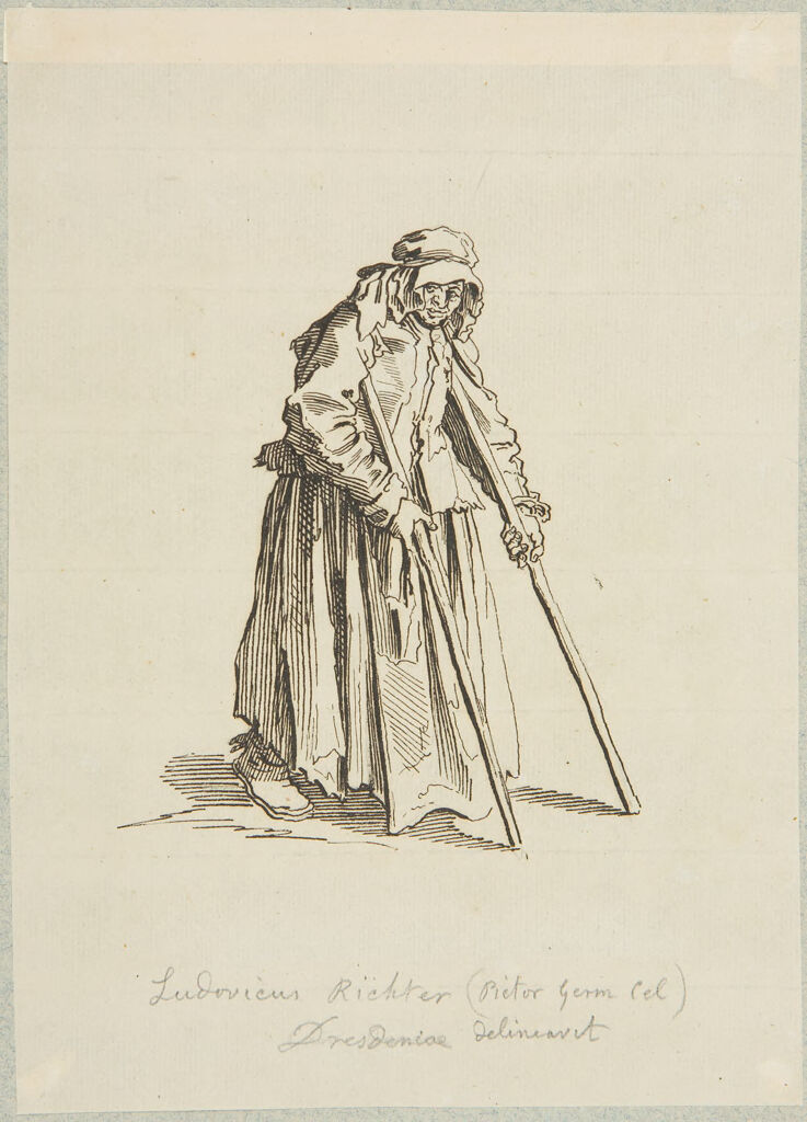 Beggar Woman On Crutches, After Callot