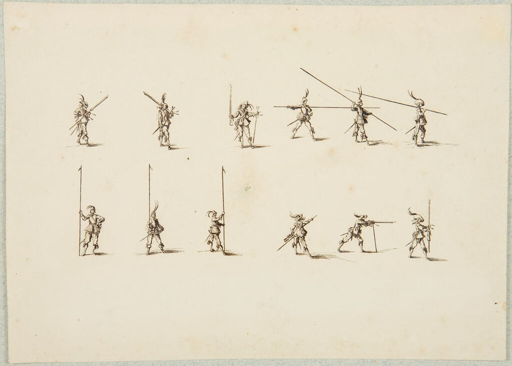 Exercises With Crossbow And Lance, After Callot