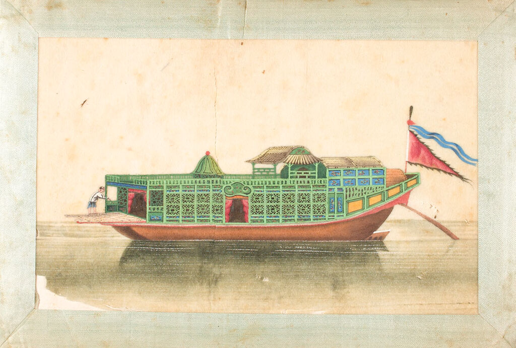 Album Of Chinese Export Paintings: Boats