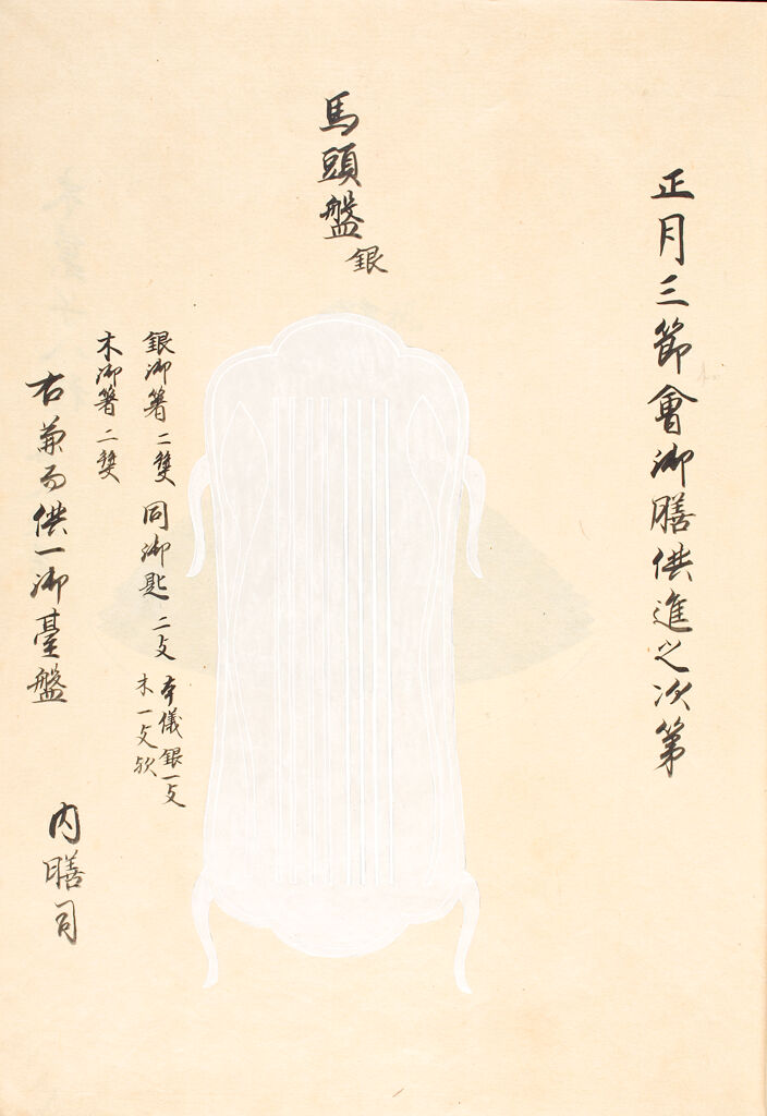 Illustrated Book On Meals For The Emperor (Kinri Gokondated Gozenbu No Zu) Vol. 7