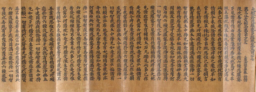 Printed Greater Sutra Of The Perfection Of Wisdom (S: Mahâprajnâpâramitâ-Sūtra ; J: Dai-Hannya-Haramitta-Kyō), Volume 517, Vol. 6