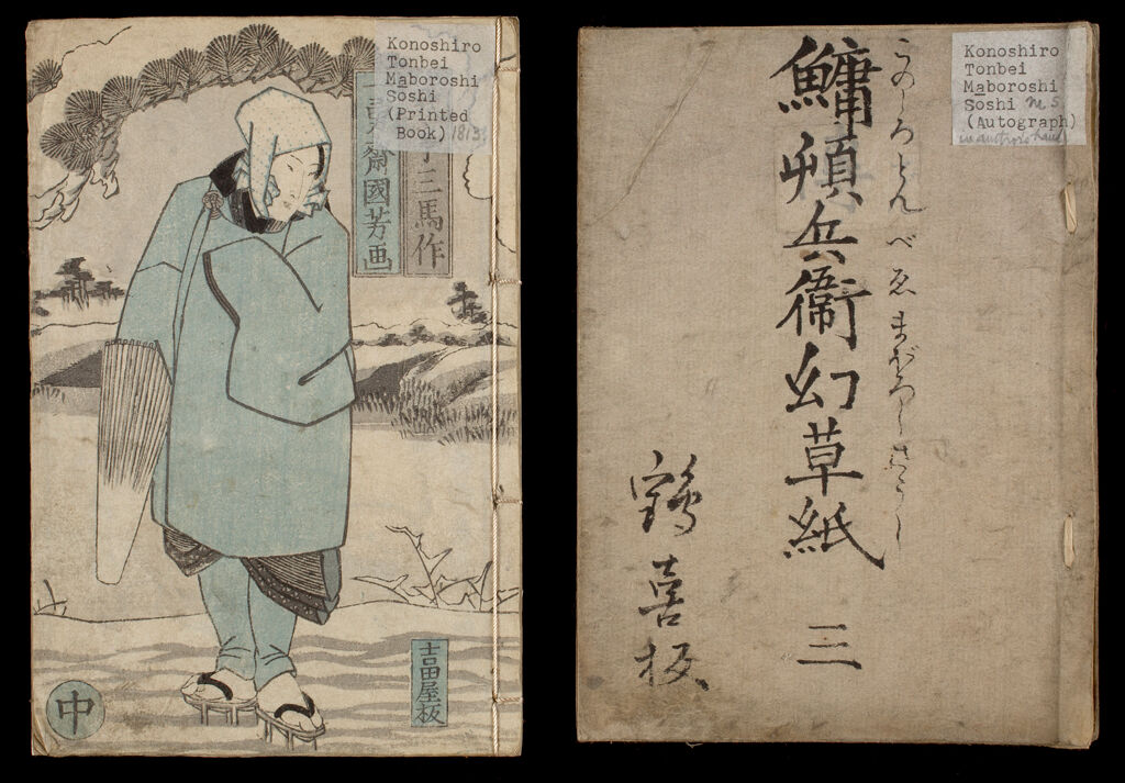 Kohada Koheiji Konoshiro Tomobei Kataki Uchi Maboroshi Sōshi (Ghost Story Of Konoshiro Tomobei), Draft And Printed Edition
