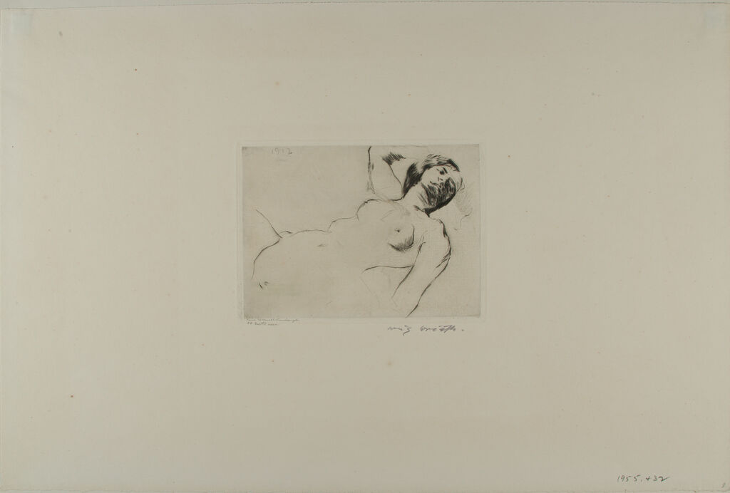 Reclining Female Nude, From The Portfolio 