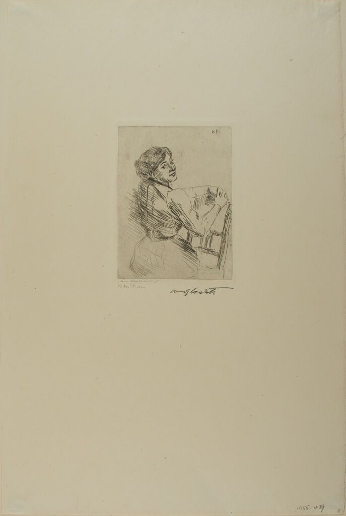 Seated Woman, From The Portfolio 