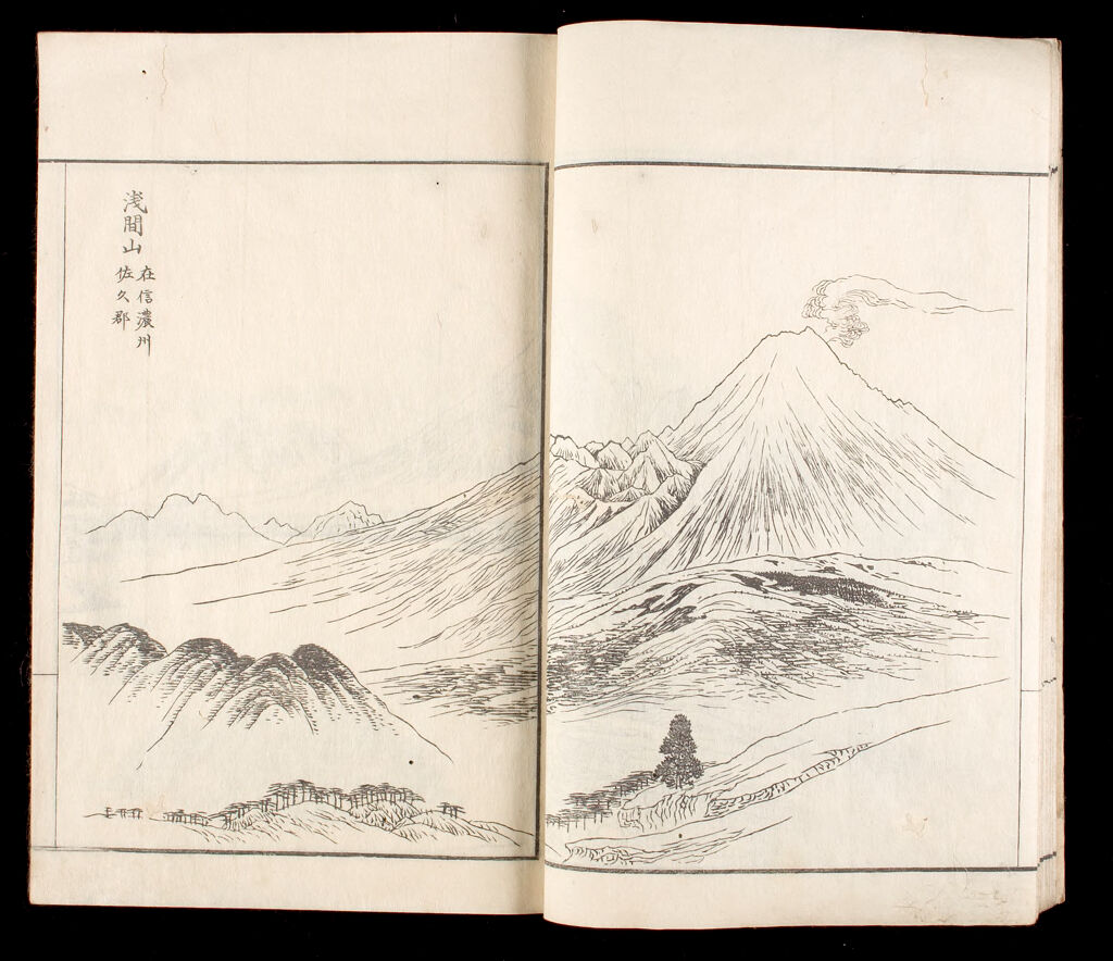 Illustrations Of Japan's Famous Mountains (Nihon Meizan Zufu), 1St Of 3 Volumes